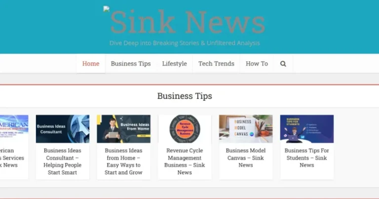 Exploring SinkNews com: A Fresh Take on Digital News and Updates SinkNews com